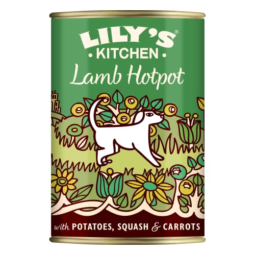 Lily’s Kitchen Lammeintopf mit Kartoffeln, Kürbis und Karotten. Nassfutter für Hunde (6 x 400 g)