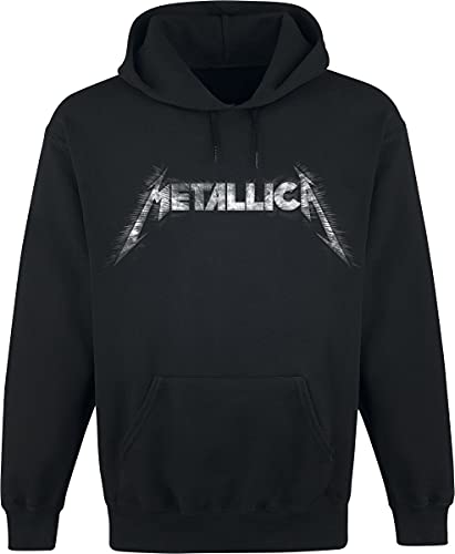 Metallica Spiked Logo Männer Kapuzenpullover schwarz L 80% Baumwolle, 20% Polyester Band-Merch, Bands
