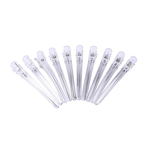 Hairpin Hairdressing Clip Fixed Clamps Hair Clips Cutting Salon Hair Styling Tool Headwear Decor 115x20x12mm (Color : White) (Color : White)