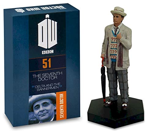 Official Licensed Merchandise Doctor Who Figur Collection siebter Doctor WHo Sylvester McCoy handbemalt im Maßstab 1:21 Sammlerbox Modellfigur #51