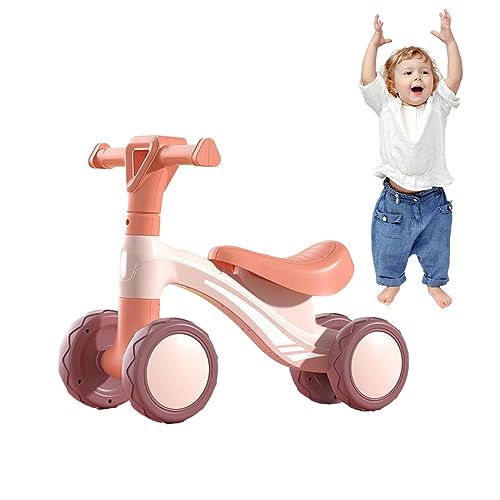 Laufrad - Weiches und rundes Kleinkinderfahrrad mit 4 Rädern | Lauflernhilfen für Kleinkinder im Alter von 1–6 Jahren, Jungen und Mädchen, Kleinkinder-Aufsitzspielzeug, Anloximt