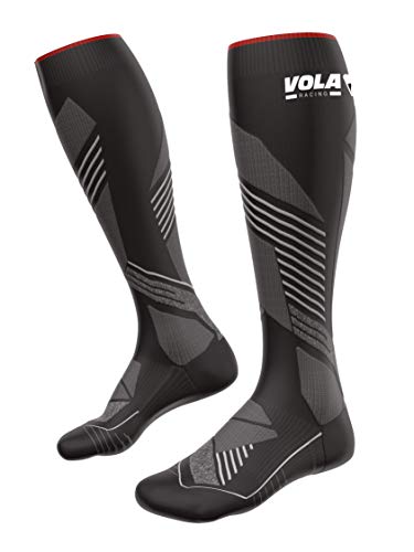 Vola Socken – Größe 35/36 Erwachsene, Unisex, Schwarz, 35-36