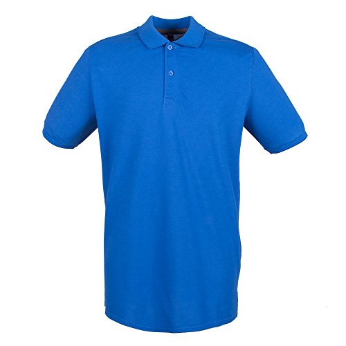 Henbury Herren Pique Polo-Shirt (4XL) (Königsblau)