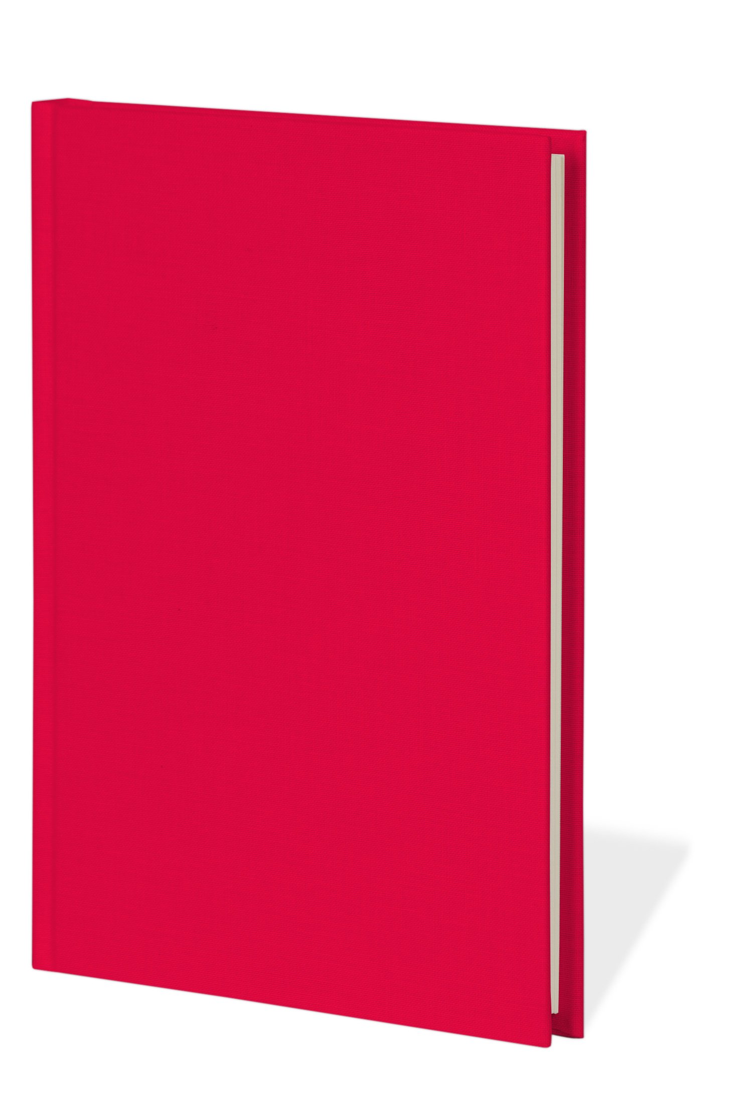Semikolon 351216 - Notizbuch Classic A5 blanko - 160 Seiten, cremeweißes Papier – Lesezeichen – red rot