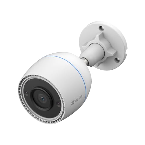 EZVIZ C3TN Outdoor WLAN IP Kamera, Überwachungskamera 1080P Bullet Sicherheitskamera H.265, IP67 mit 30m Nachtsicht, Bewegungserkennung, kompatibel mit Alexa und Google