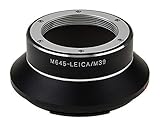Fotodiox Pro Lens Mount Adapter Compatible with L39 Leica Visoflex Lenses on Mamiya 645 Cameras