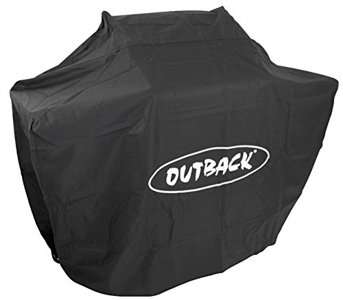 Outback Premium Grillabdeckung für Dual Fuel 2 Brenner, Wasserabweisende und atmungsaktive Schutzhülle mit hoher Fadenzahl, OUT370640