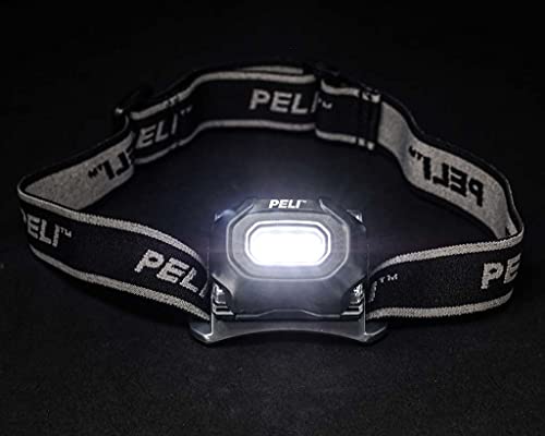 Peli 2745Z0: Multi-Modus LED-Sicherheits-Stirnlampe, ATEX Zone 0 zertifiziert, hochwertige Qualität für auf der Baustelle geeignet, IP54 staub- und Spritzwassergeschützt, 40h Brenndauer, Schwarz