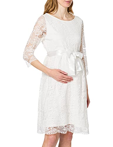 ESPRIT Maternity Damen Dress 3/4 sl Kleid, Off white-110, 40