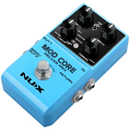 NUX Mod Core Deluxe MKII 8 Modulationsarten, Mono Out oder Stereo Out, Advanced Routing