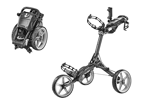 CaddyTek Caddylite Compact, Dunkelgrau Golf Push Pull Cart/Trolley, Black, Einheitsgröße