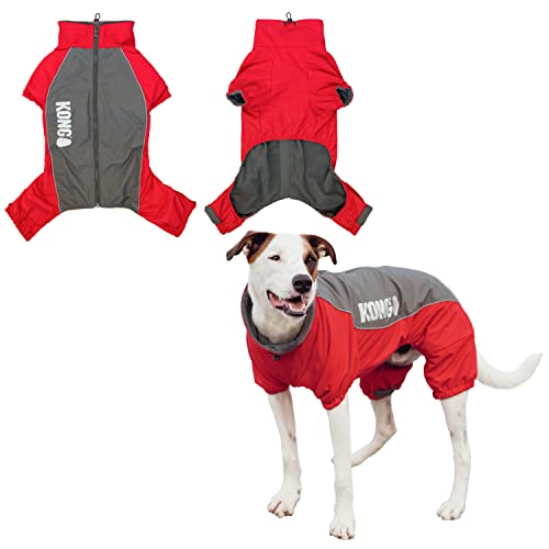 Kong Rot Full Coverage Schneeanzug für Hunde