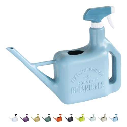 Time Concept Mehrzweck-Sprühflasche – Bewässerungstopf und Sprinkler – Blau