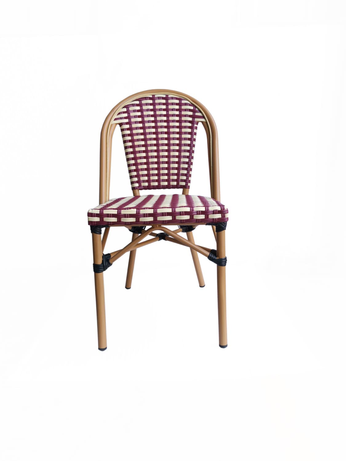 Sit Möbel 2er Set Stühle, beige, rot, Sitzhöhe 45 cm, Sitzbreite 42 cm, Sitztiefe 41 cm