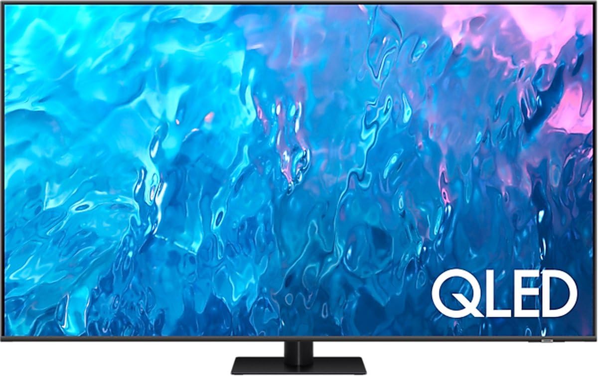 Samsung QLED 4K Q70C 75 Zoll Fernseher, Quantum Prozessor 4K, Motion Xcelerator Turbo+, Quantum HDR, Smart TV, (Modell 2023, 75Q70C)