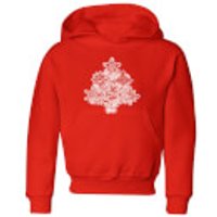Marvel Shields Snowflakes Kids' Christmas Hoodie - Red - 7-8 Jahre - Rot