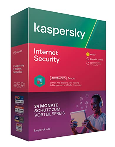 Kaspersky Internet Security 2022 | 1 Gerät | 2 Jahre | Limited Edition | Windows/Mac/Android | Aktivierungscode in Standardverpackung