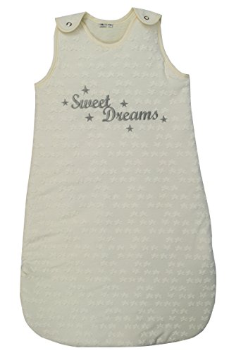 Schlafsack für Kleinkinder oder Schlummersack für Kleinkinder. Verfügbar in mehreren Modellen und Größe (Sweet Dreams, 0-6 Monate)