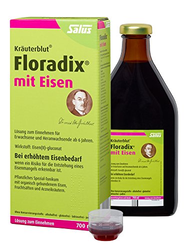 Salus Kräuterblut Floradix mit Eisen, 3er Pack (3 x 700ml)