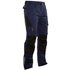 Jobman J2321-blau/schwarz-60 Handwerker Hose, normale Größe +5cm Dunkelblau, Schwarz Kleider-Grö�