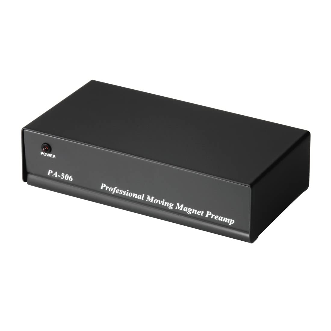 Hama Stereo Phono-Vorverstärker PA 506 (für Plattenspieler, inkl. Netzadapter 230V/50Hz, 3000mA, Cinchkabel 0,9 m) schwarz