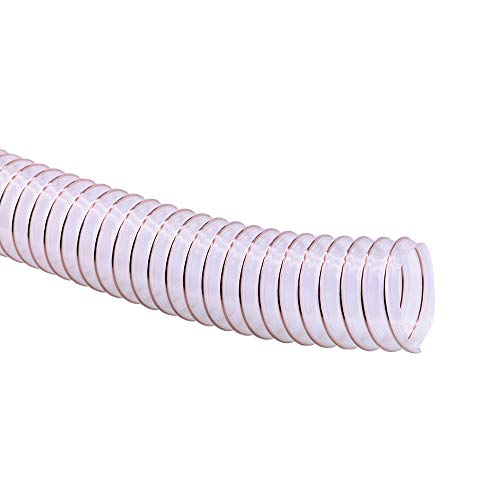 METERWARE - Leichte Saug-Druck PU-Spiralschläuche Druckschlauch Vakuumschlauch Spiralschlauch (Schlauch Ø innen: 60 mm)