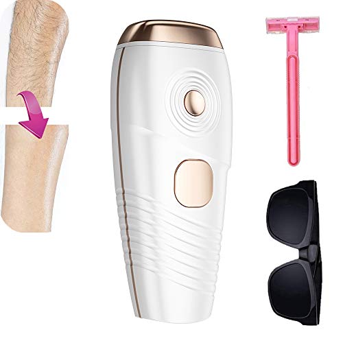 IPL Haarentfernungsgerätesystem für Frauen Männer, Laser-Haarentfernungsmaschinen für das Gesicht Permanent 500.000 Blitze Schmerzloses Haar Entfernen Sie unerwünschte Haare Achsel Bikini Linie Bein