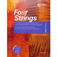 Fo(u)r Strings Heft 2 - 20 leichte bis mittelschwere Stücke aus vier Jahrhunderten für Streichquartett (DV 31106)