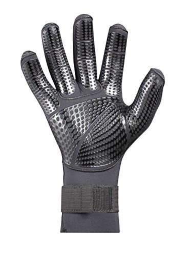 Hiko Handschuhe Fingerhandschuhe Neopren Slim 2,5mm mit Grippbeschichtung, Größe:M