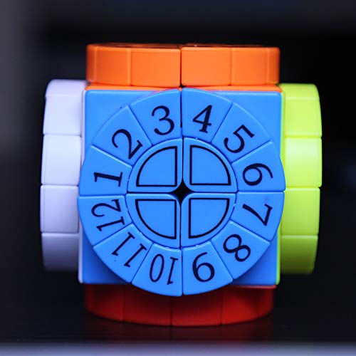 High-End-Würfel Komplexe Struktur Zeitmaschine Würfel Puzzle Zeit Rubik Würfel Alien Cube, Brain Teaser entspannendes Dekompressionsspielzeug