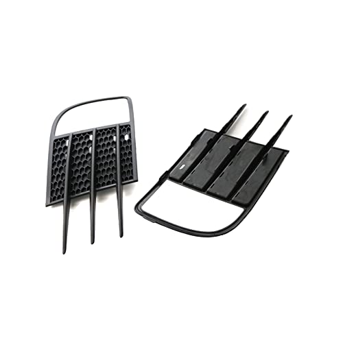 SANTOUXIONG Paar Links Rechts Auto Nebelscheinwerfer Licht Schatten Grille Grills Hauben Wind Abdeckung Trim Fit for VW Golf 6 MK6 VI GTI GTD 2009-2013 Nebelscheinwerfergrill