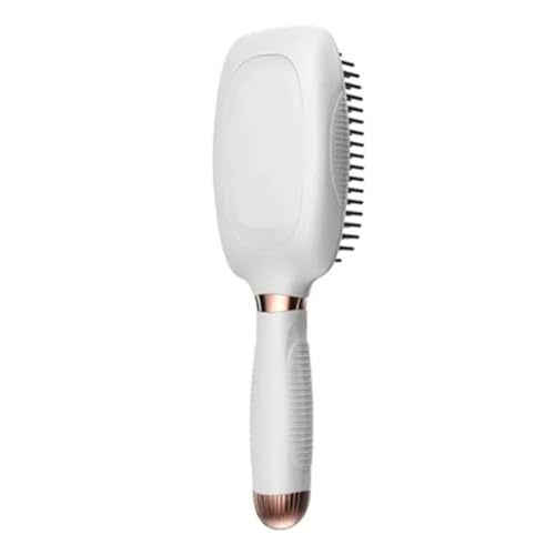 Happlignly -Haarwachstumskammmaschine 4 Hauptvorteile Vibrationslaser-Thermotherapie EMS-Haarpflege-Wachstumsprodukte (Weiß)