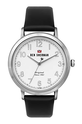 Ben Sherman Herren Analog Quarz Uhr mit Leder Armband WBS113B