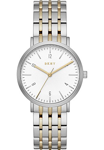 DKNY Damen Analog Quarz Uhr mit Edelstahl Armband NY2505