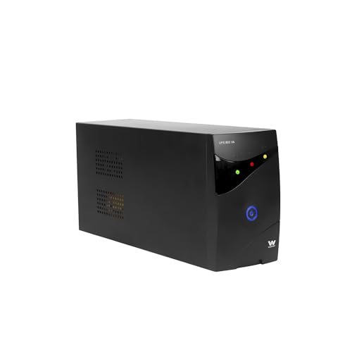 Woxter UPS 800 VA Unterbrechungsfreie Stromversorgung (UPS) 480 W - Unterbrechungsfreie Stromversorgungen (USP) (800 VA, 480 W, 12 V, 7 A, 15 min, 8 min)