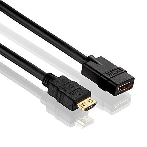 PureLink PI1000-100 HDMI Verbindungskabel (2K FullHD (1080p), Ethernet), HDMI-A Stecker auf HDMI-A Stecker, zertifiziert, 10,0m, schwarz