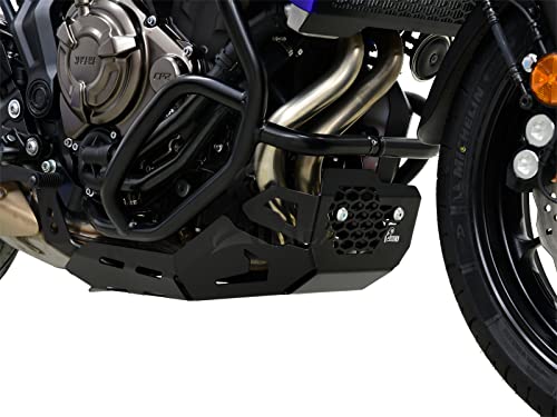 Yamaha MT-07 MT07 Tracer BJ 2016-18 Motorschutz Unterfahrschutz Bugspoiler schwarz