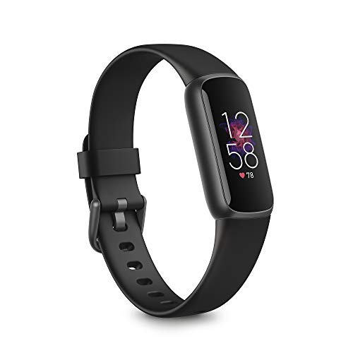Fitbit Unisex-Adult Luxe Activity Tracker, Black/Black, One Size