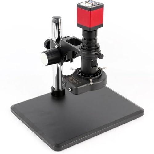 Mikroskop-Zubehör-Kit 13MP 720P HDMI VGA Digitale Industrie Video Inspektion Mikroskop Kamera 200X C Mount Objektiv for PCB Löten Telefon Reparatur PCB Mikroskopische Objektträger (Size : 300X)