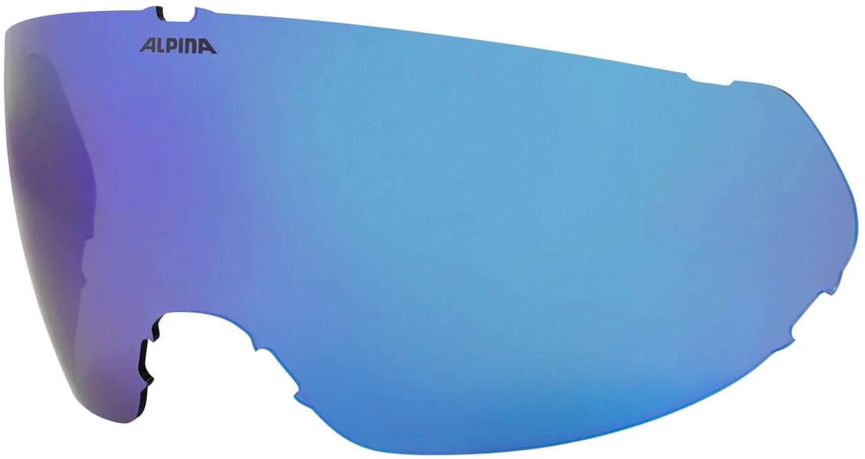 ALPINA Ersatzvisier für Alto Q-Lite Visier-Skihelm (Farbe: 906 Blue, für 59-63 cm)