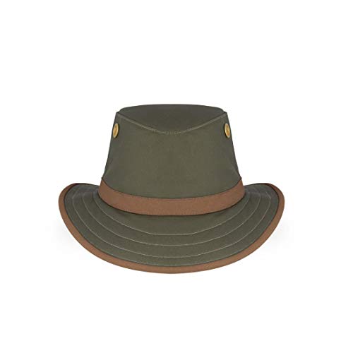 Tilley Outback Hat, 57cm, Green/British tan