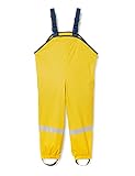 Playshoes Wind- und wasserdichte Regenhose Regenbekleidung Unisex Kinder,Gelb,92