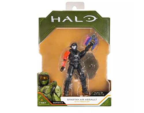 Halo Infinite World of HALO Figuren, 10,2 cm, Serie 1 2 3 4 (wählen Sie Figur) (Spartan Air Assault)