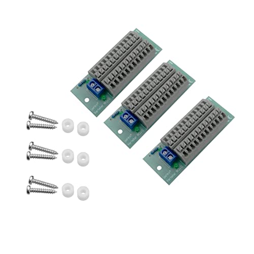 Schürberg Stromverteiler für Modellbau/RC | Gleichstrom & Wechselstrom | Verschiedene Modelle (Federklemme 12-Fach, Liefermenge: 3 Stück.)
