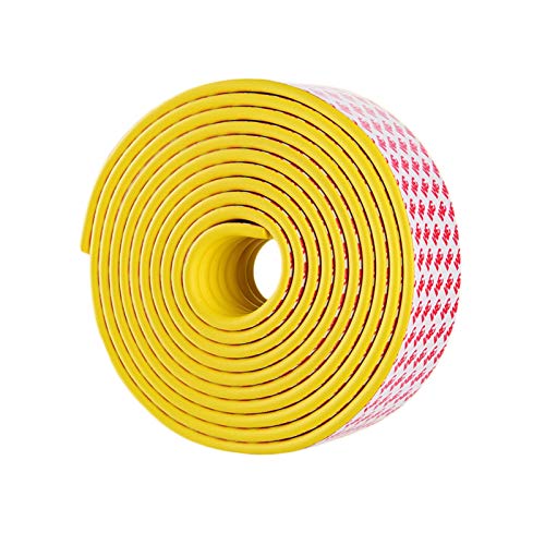 AnSafe Rollkantenschutz, Übe Das Gehen Kinder Wiederverwendbar Praktisch Tischkantenschutz Für Möbel, 5m (Farbe : Gelb)