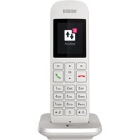 Telekom Festnetztelefon Speedphone 12 in Weiß schnurlos | Zur Nutzung an aktuellen Routern mit integrierter DECT-CAT-iq Schnittstelle (z.B. Speedport, Fritzbox), 5 cm Farbdisplay
