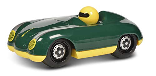 Schuco 450987500 Roadster Green-Gary, my1stSchuco, Spielauto für Kinder 1 Jahr, Rennwagen Spielzeug ab 12 Monaten, grün/gelb