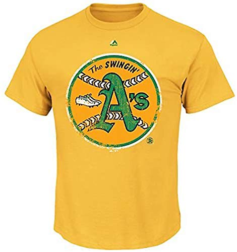 MLB T-Shirt Oakland Athletics A's League Supreme Cooperstown in M (MEDIUM)