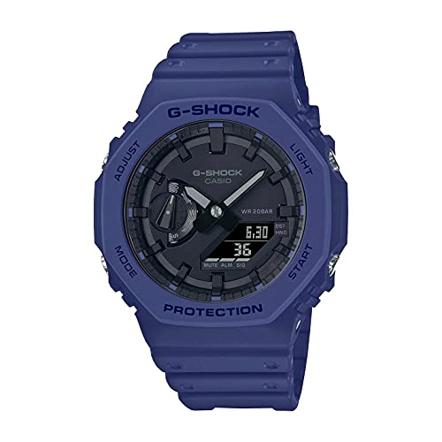 Uhren Casio G-Shock Carbon Core Guard Analogue Digital Navy Blue GA-2100-2AER