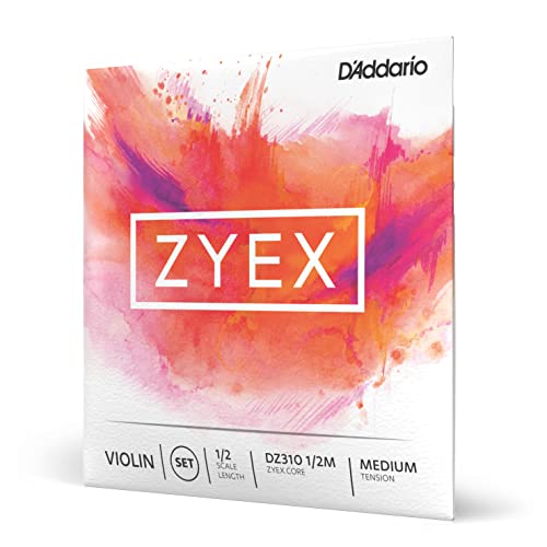 D'Addario DZ310-1/2M Zyex Violinen Saitensatz synthetische Faser 1/2 Medium